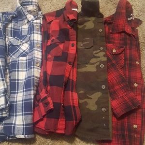 Long sleeve flannels